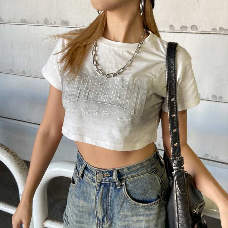 ブリーチロゴ刺繍ショートT