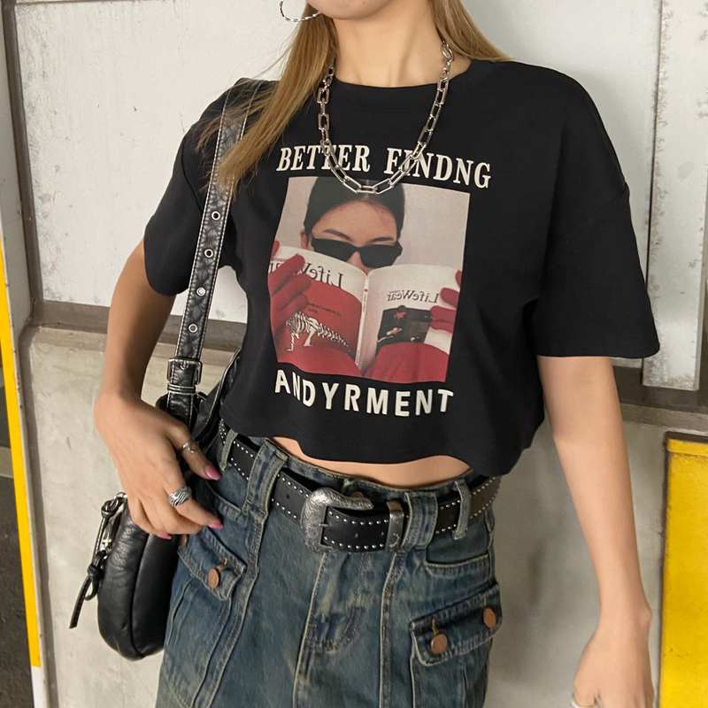 転写ショートTシャツ