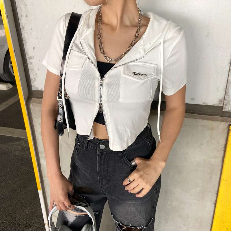 リブフードWZIPトップス