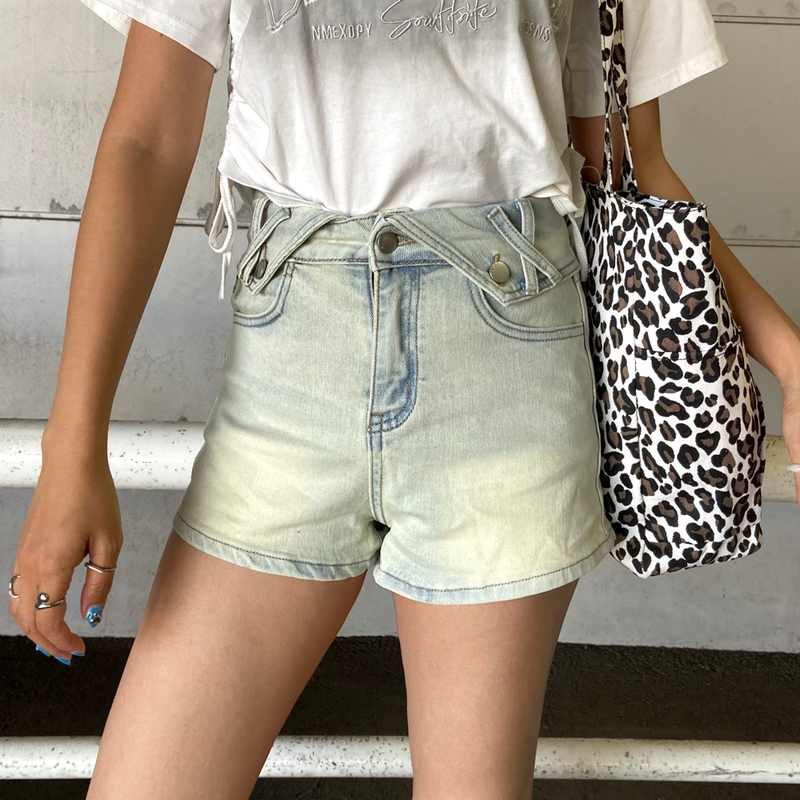 non-hedge ウエスト折り返しデニムショートパンツ|TiMTiMオンライン