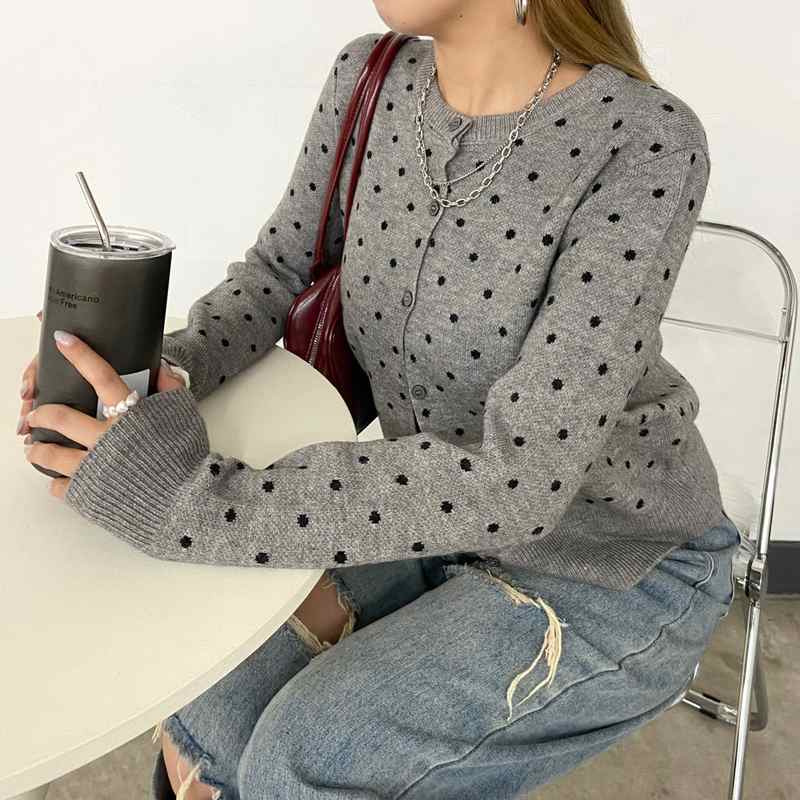 ドットカーディガン