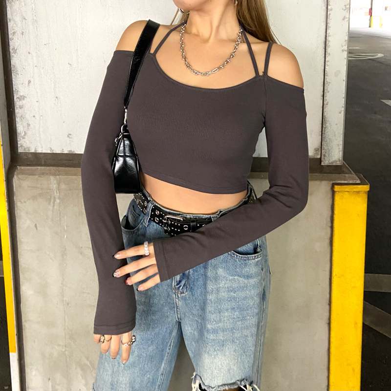 2連リブトップス