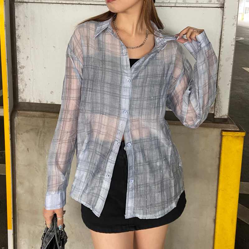 ストーンシアーチェックシャツ