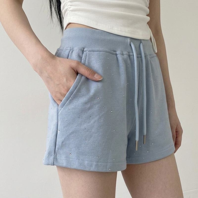 ストーン付きカットショートパンツ