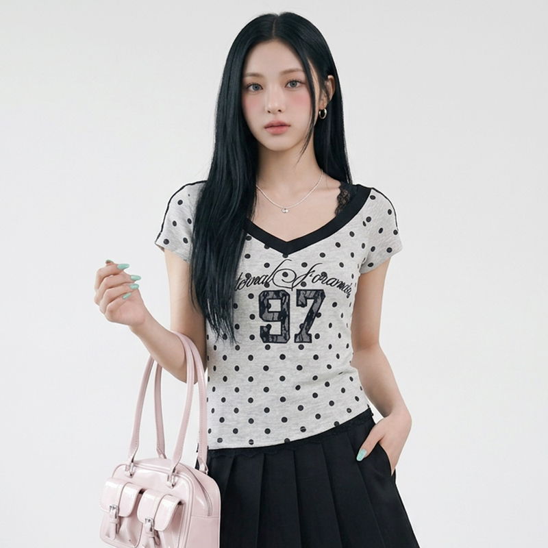 ドットナンバリングTシャツ