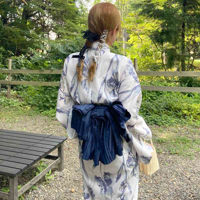 浴衣ドレスＮｏ．4 浴衣ドレス キッズ 子供 浴衣 4点セット セット スカート 子供