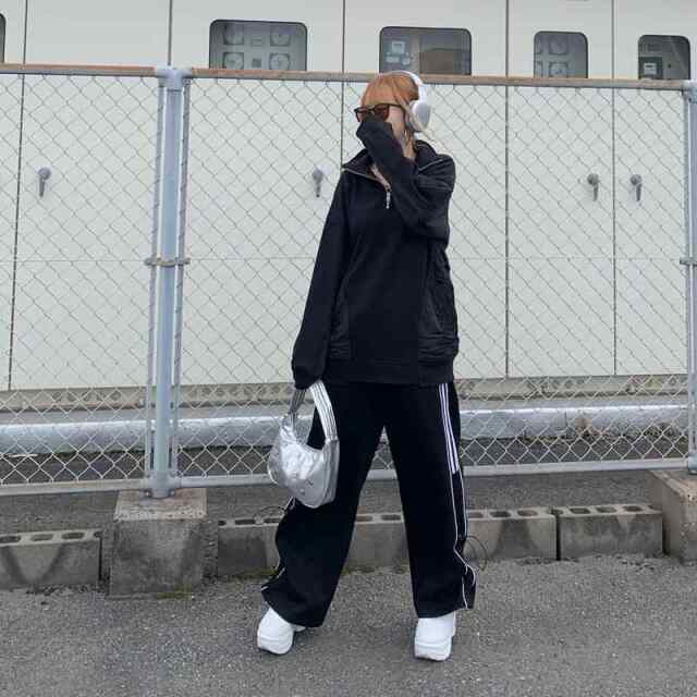 ナイロン切替ZIPチュニック
