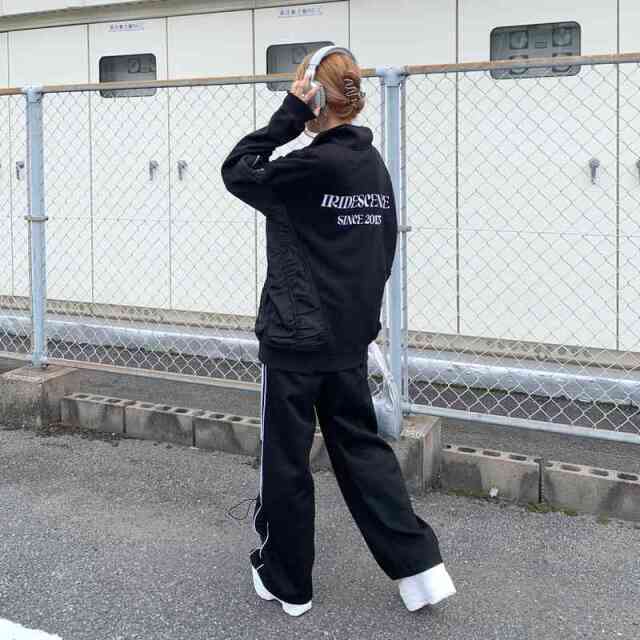 ナイロン切替ZIPチュニック