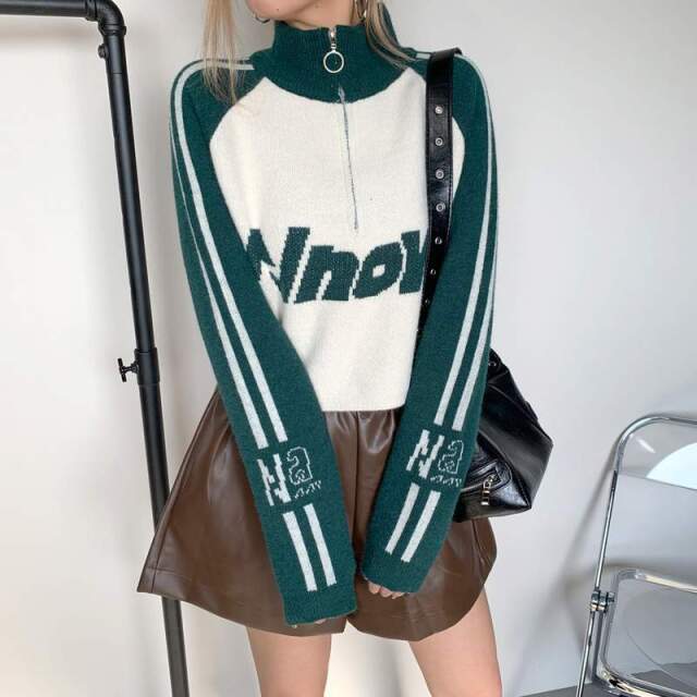 【OY】ハーフジップ ラグラン トレーナー OY】ハーフジップ ラグラン トレーナー