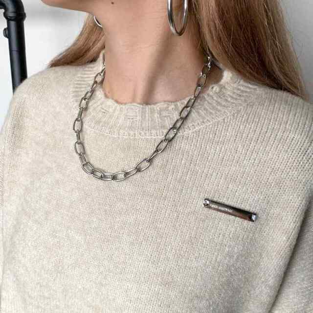 プレートダメージショートプルオーバー