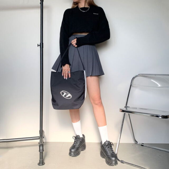 プレートダメージショートプルオーバー