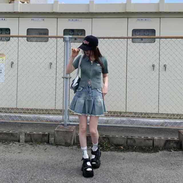 WZIPプレートニットポロ