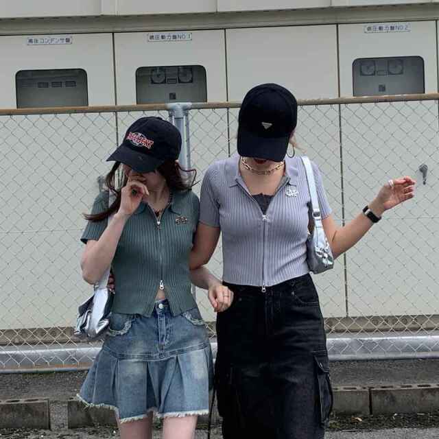 WZIPプレートニットポロ