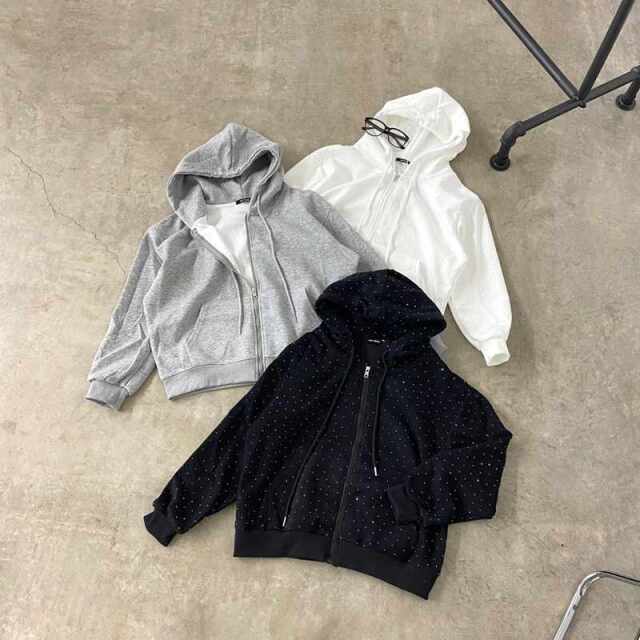 ストーンZIPパーカー