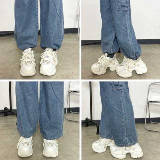 デニムカーゴパンツ