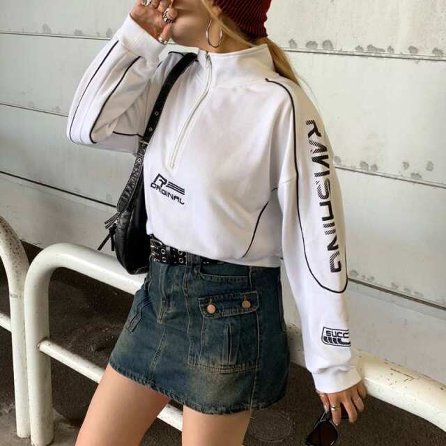 パイピングZIPプルオーバー