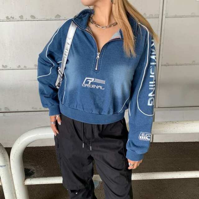 パイピングZIPプルオーバー