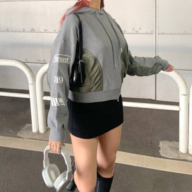 ナイロン切替フード