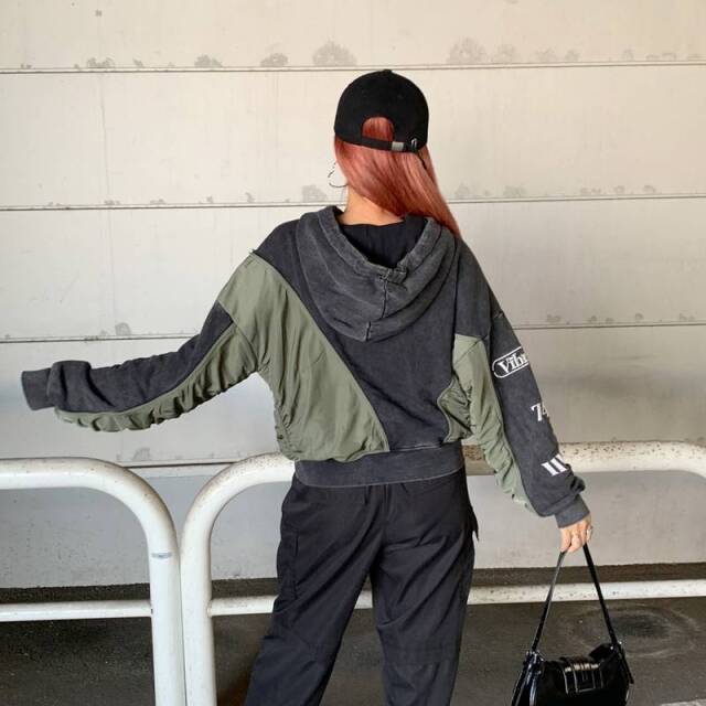 ナイロン切替フード