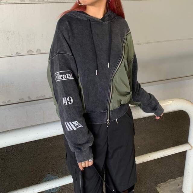 ナイロン切替フード