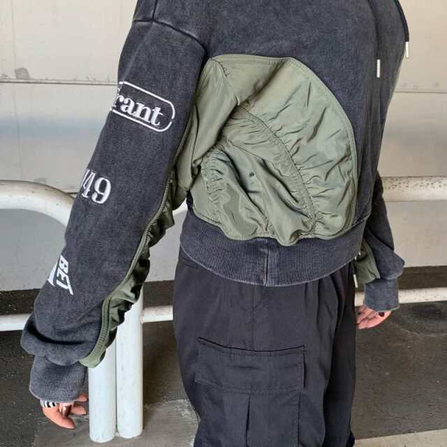 ナイロン切替フード