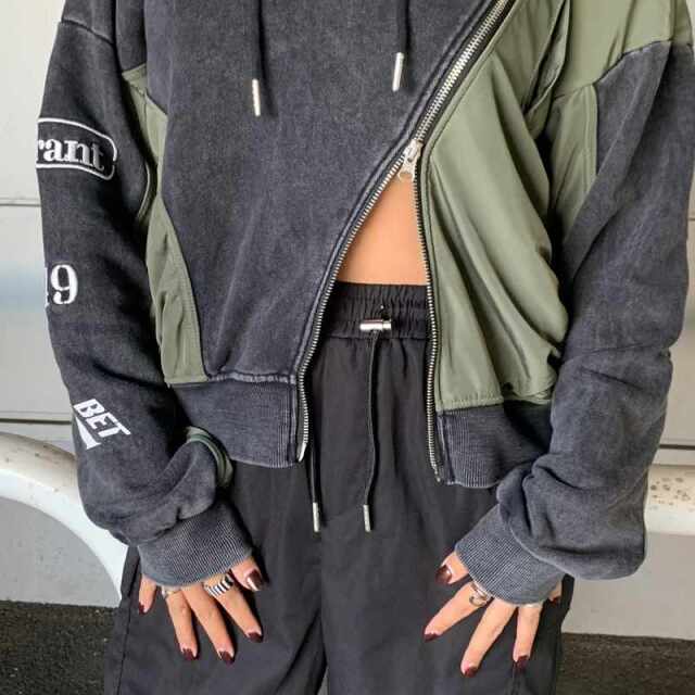 ナイロン切替フード