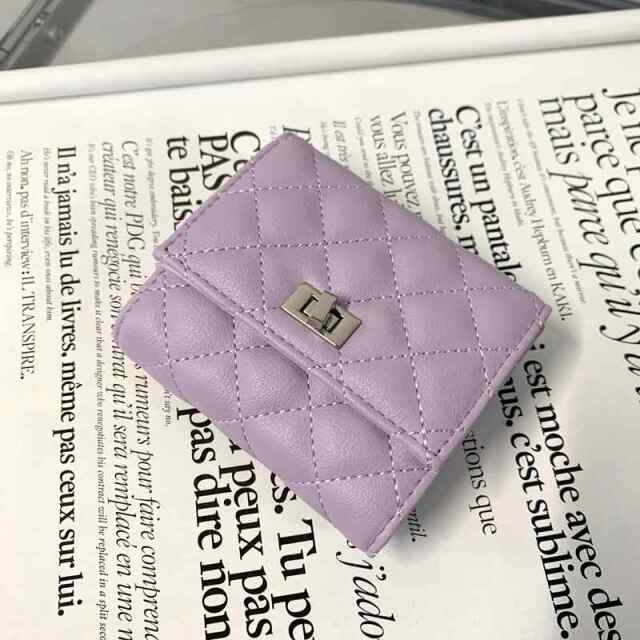 クリアポケット三つ折り財布