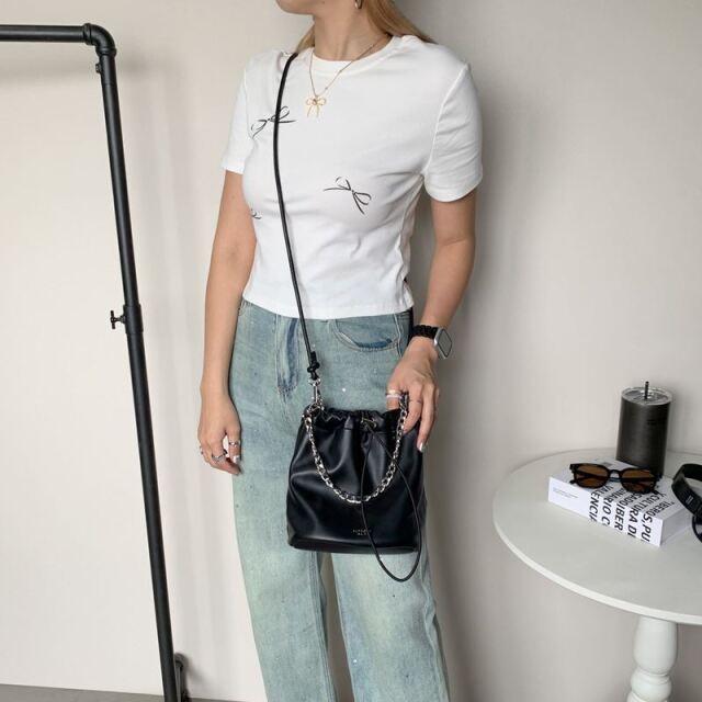 non-hedge チェーン巾着2WAYショルダーバッグ|TiMTiMオンラインストア  