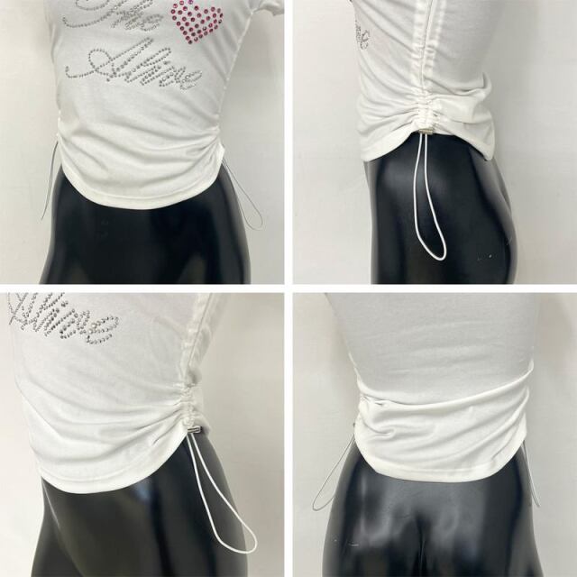 ストーンハートロゴドロストTシャツ