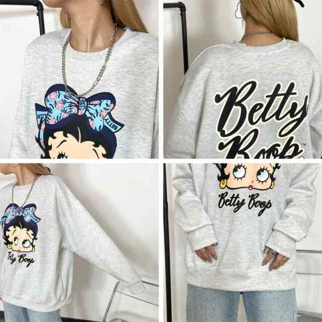 BETTYBOOPバックロゴプルオーバー