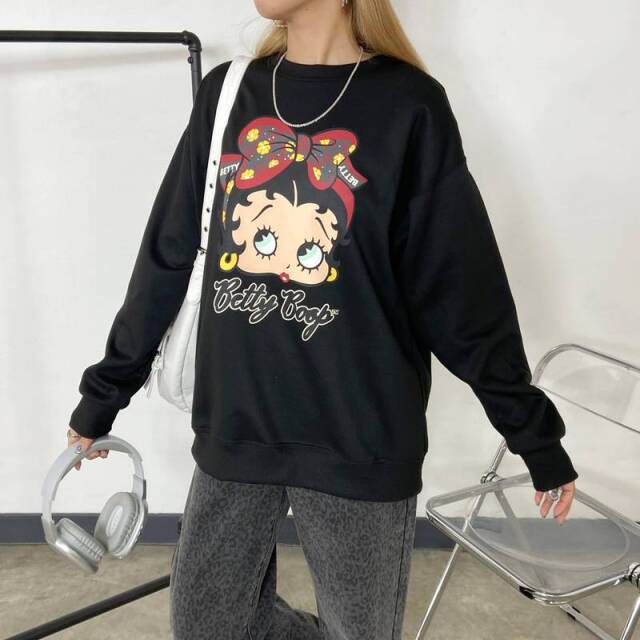 BETTYBOOPバックロゴプルオーバー