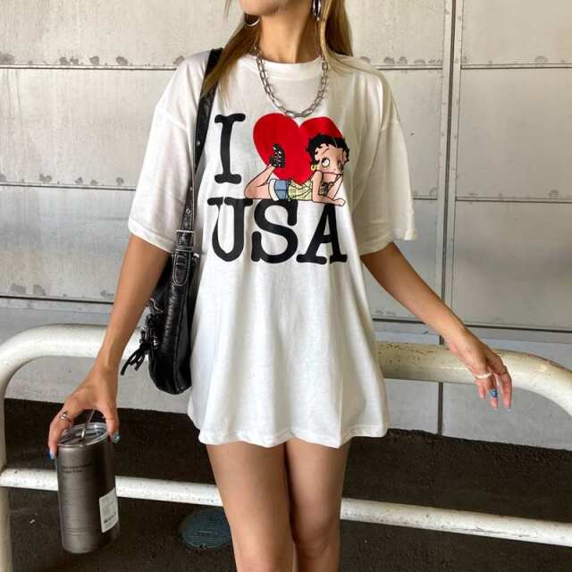 ハートBETTY BOOPTシャツ