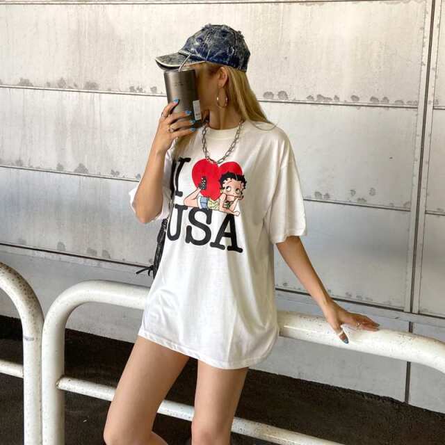 ハートBETTY BOOPTシャツ