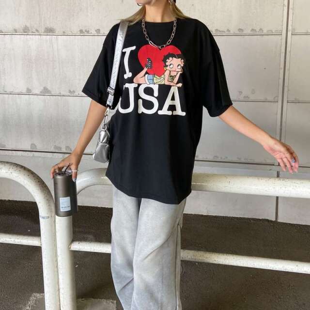 ハートBETTY BOOPTシャツ
