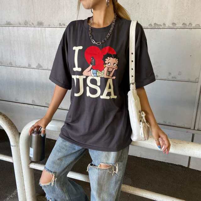 ハートBETTY BOOPTシャツ