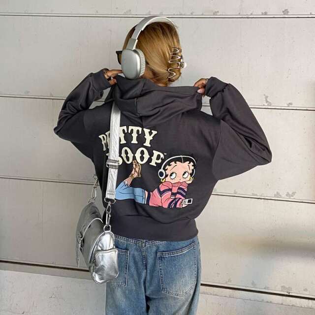 non-hedge BETTYBOOPフードZIPパーカー|TiMTiMオンラインストア