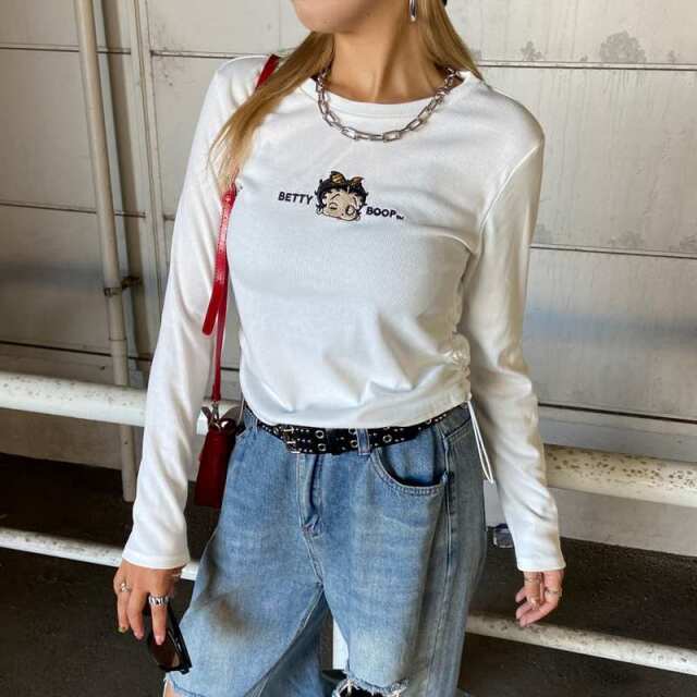 BETTY BOOPリブサイドドロストロンT
