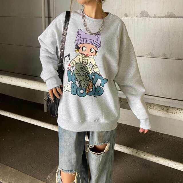 BETTYBOOPネコミミプルオーバー