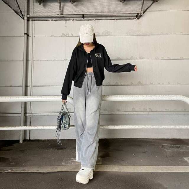 BETTYBOOPジップショートパーカー