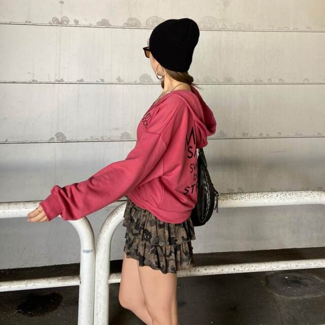 BETTYBOOPジップショートパーカー