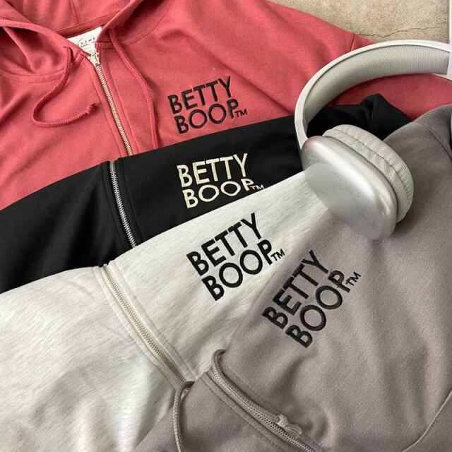 BETTYBOOPジップショートパーカー