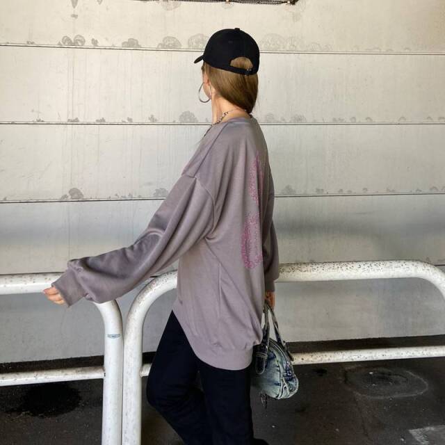 ロゴストーンプルオーバー