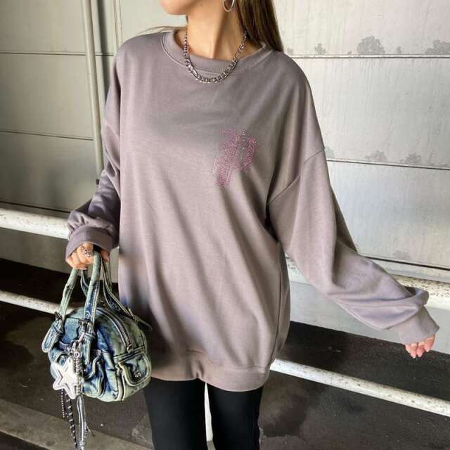 ロゴストーンプルオーバー