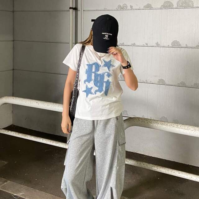 デニムロゴTシャツ