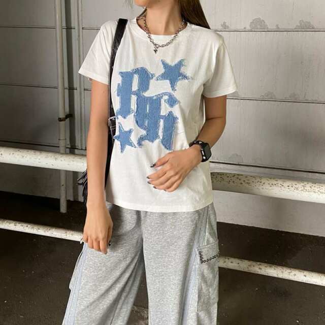 デニムロゴTシャツ