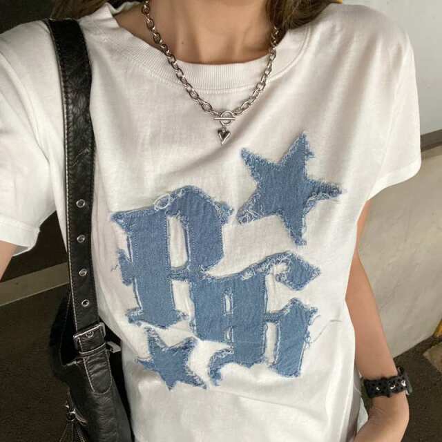 デニムロゴTシャツ