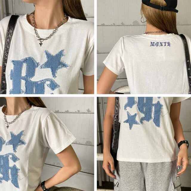 デニムロゴTシャツ