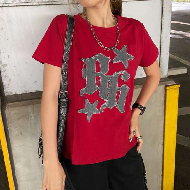 デニムロゴTシャツ
