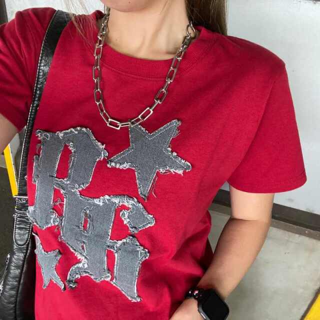 デニムロゴTシャツ