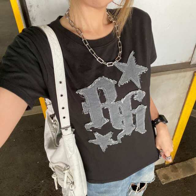 デニムロゴTシャツ
